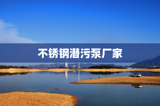 不銹鋼潛污泵廠家