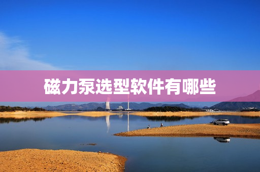 磁力泵選型軟件有哪些