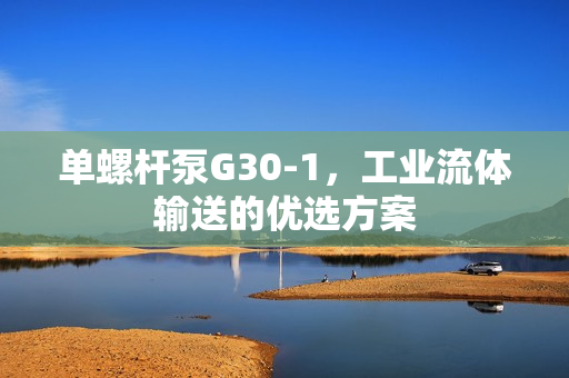 單螺桿泵G30-1，工業流體輸送的優選方案